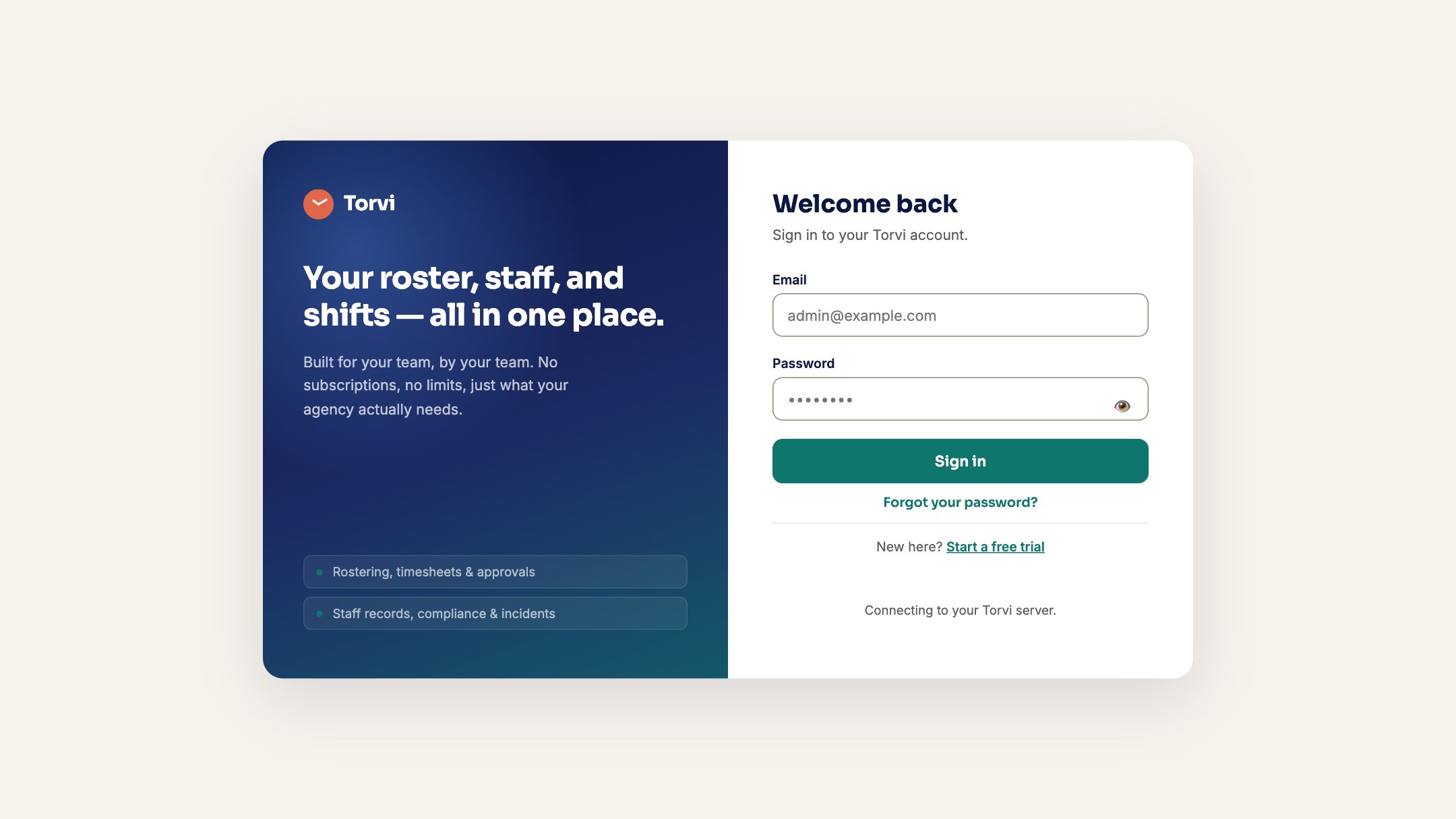 Shift requests in the agency portal